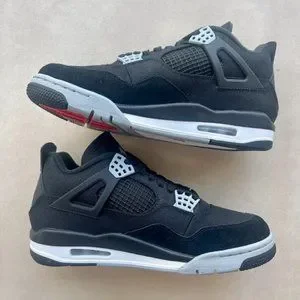 Air Jordan 4 Black Canvas - EU42/US8.5(M) Amazon.com | Jordan Mens Air 4 DH7138 006 Black Canvas  main image 3